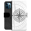 iPhone 12 Pro Premium Wallet Case - Compass