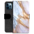 iPhone 12 Pro Premium Wallet Case - Elegant Marble