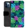 iPhone 12 Pro Premium Wallet Case - Tropical Flower