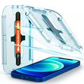 iPhone 12/12 Pro Spigen Glas.tR Ez Fit Tempered Glass Screen Protector - 9H - 2 Pcs.