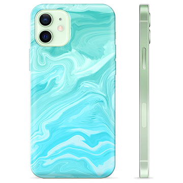 iPhone 12 TPU Case - Blue Marble