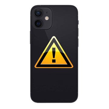 iPhone 12 mini Battery Cover Repair - incl. frame - Black