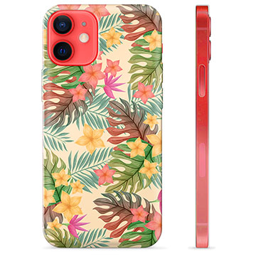 iPhone 12 mini TPU Case - Pink Flowers