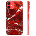 iPhone 12 mini TPU Case - Red Marble