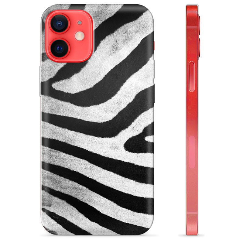 iPhone 12 mini TPU Case Zebra