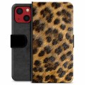 iPhone 13 Mini Premium Wallet Case - Leopard