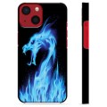 iPhone 13 Mini Protective Cover - Blue Fire Dragon