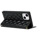 iPhone 13 Mini Wallet Case with Makeup Mirror - Black