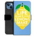 iPhone 13 Premium Wallet Case - Lemons