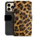 iPhone 13 Pro Max Premium Wallet Case - Leopard