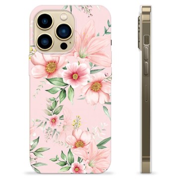 iPhone 13 Pro Max TPU Case - Watercolor Flowers