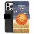 iPhone 13 Pro Premium Wallet Case - Basketball