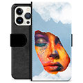 iPhone 13 Pro Premium Wallet Case - Face Paint