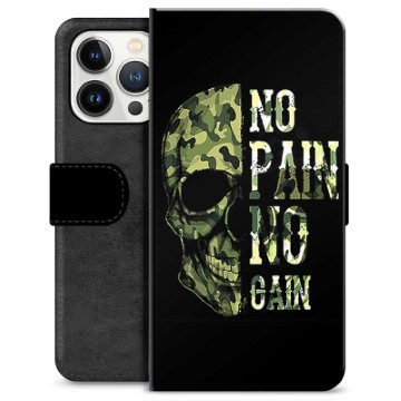 iPhone 13 Pro Premium Wallet Case - No Pain, No Gain