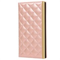 iPhone 13 Pro Wallet Case with Makeup Mirror - Rose Gold