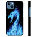 iPhone 13 Protective Cover - Blue Fire Dragon