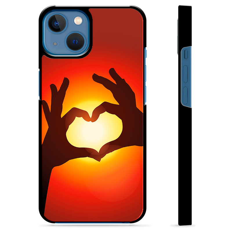 iPhone 13 Protective Cover Heart Silhouette