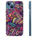 iPhone 13 TPU Case - Abstract Flowers