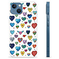 iPhone 13 TPU Case - Hearts