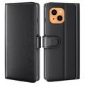 iPhone 13 Wallet Leather Case with Kickstand - Black