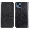 iPhone 14 Elegant Series Wallet Case - Black