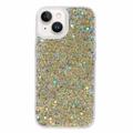 iPhone 14 Glitter Flakes TPU Case - Gold