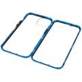 iPhone 14 Magnetic Case with Tempered Glass - Blue