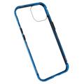 iPhone 14 Magnetic Case with Tempered Glass - Blue