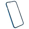 iPhone 14 Magnetic Case with Tempered Glass - Blue