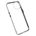 iPhone 14 Magnetic Case with Tempered Glass - Silver