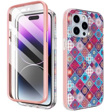 iPhone 14 Pro Ahastyle WE13 360 Protection Hybrid Case - Colorful Mandala