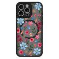 iPhone 14 Pro Max Stylish Protective Magnetic Case - Colorful Flowers