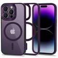 iPhone 14 Pro Tech-Protect Magmat Case - MagSafe Compatible - Deep Purple / Clear