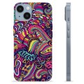 iPhone 14 TPU Case - Abstract Flowers