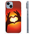 iPhone 14 TPU Case - Heart Silhouette