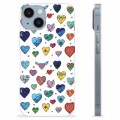 iPhone 14 TPU Case - Hearts