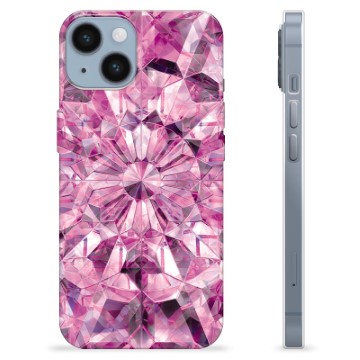 iPhone 14 TPU Case - Pink Crystal