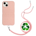 String Series iPhone 14 Biodegradable Case with Strap