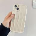 iPhone 15 3D Linear Wavy Case - White