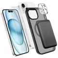 iPhone 15 4-in-1 MagSafe Protection Set with Card Holder - Black