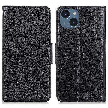 iPhone 15 Elegant Series Wallet Case - Black