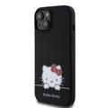 iPhone 15 Hello Kitty Daydreaming Liquid Silicone Case - Black