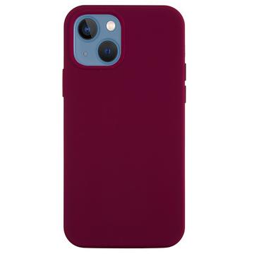 iPhone 15 Liquid Silicone Case - Wine Red