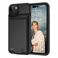 iPhone 15 Plus Backup Battery Case - 8500mAh - Black