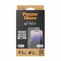 iPhone 15 Plus PanzerGlass Ultra-Wide Fit EasyAligner Screen Protector - 9H - Black Edge