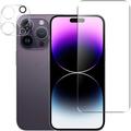 iPhone 15 Pro 2-in-1 Set Tempered Glass Screen Protector - 9H & Camera Lens