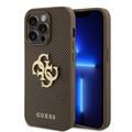 iPhone 15 Pro Guess Perforated 4G Glitter Logo Case