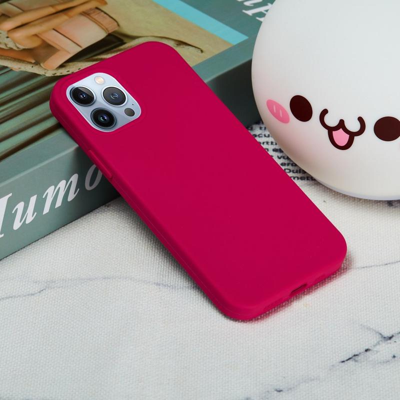 iPhone 15 Pro Liquid Silicone Case Hot Pink