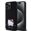iPhone 15 Pro Max Hello Kitty Daydreaming Liquid Silicone Case - Black