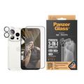 iPhone 15 Pro PanzerGlass 3-in-1 Protection Pack - 9H - Clear